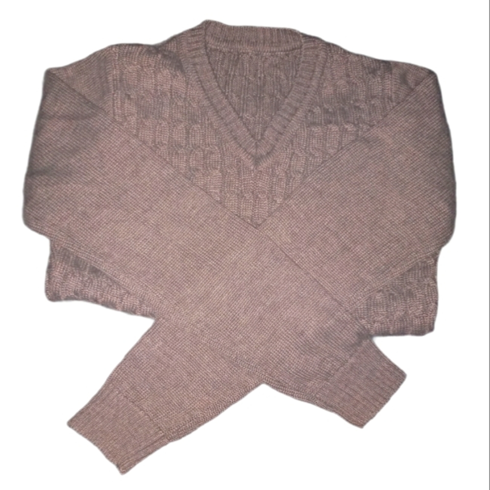 Wool knit sweater